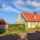 Typoical houses in the south of Sweden.