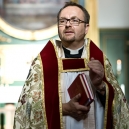 Michael ready to officiate at the Swedish Church in London