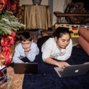 We couldn’t get the children to bed due to the computers