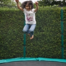 Mikee at the trampoline at Knightstone