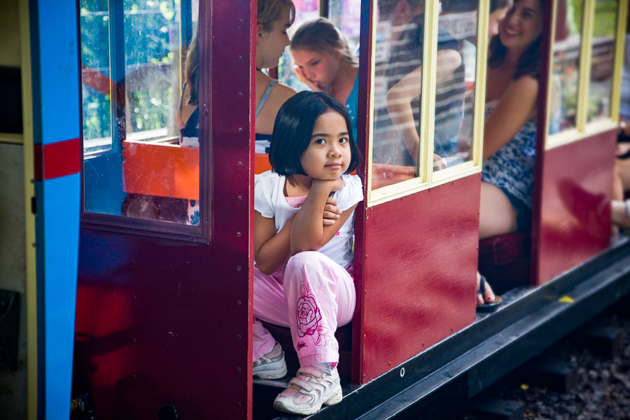 Mikee in train-ing.