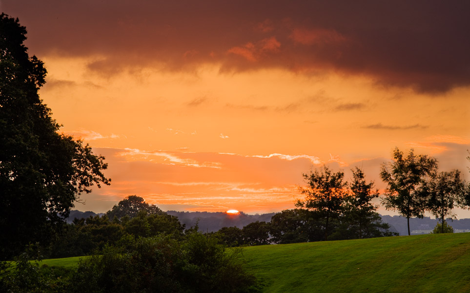 Sunset at Knightstone’s park