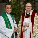 Father Eric and the Very Reverend Michael