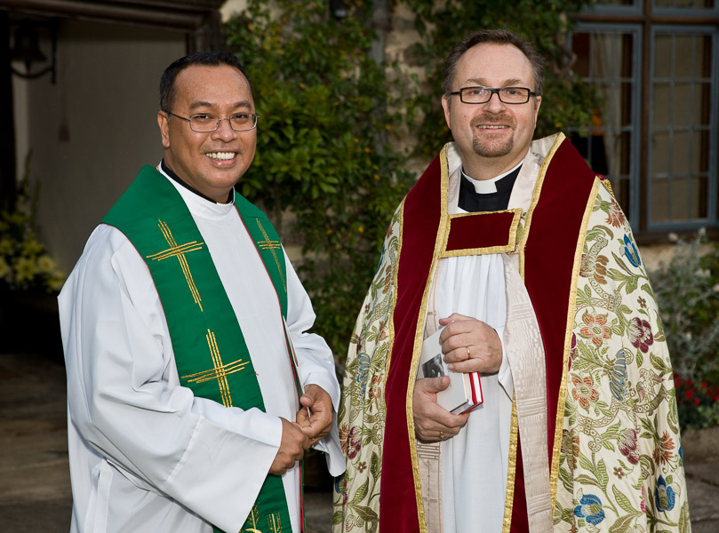 Father Eric and the Very Reverend Michael