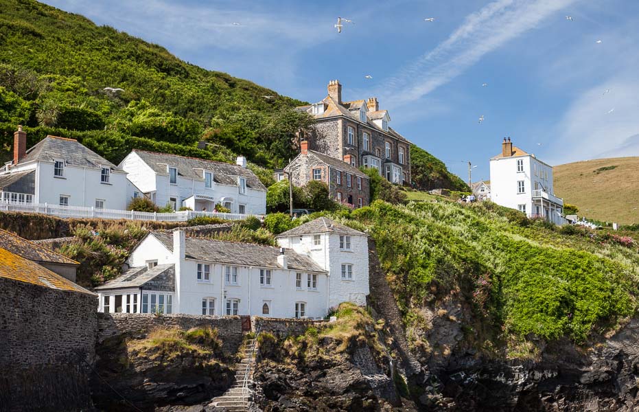 Houses overlooking the port