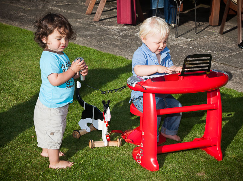 Two future musicians?