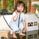 He loved the telephone