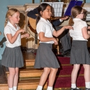 Performing and singing in school