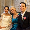 Ing-Marie between Susanne and Dave at the lady Chapel