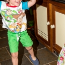 and dancing in the kitchen with Mama as partner