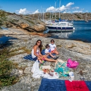 Picnic on an island
