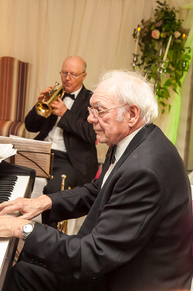 Musicians during the dinner