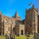 Ottery St Mary Church  before the Swedish service in April 2013