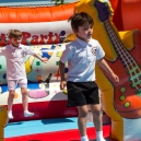 Eric having fun at school on the Speech Day