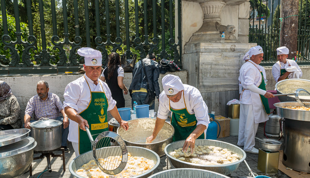 An open air bakery