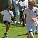 Mikee running on Sports Day