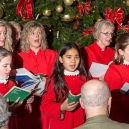 Choristers and Mikee singing