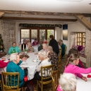 Dinner in the north barn two days before Christmas Eve